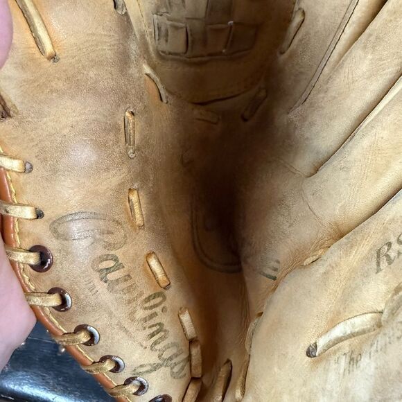Rawlings Baseball Glove Mitt RSG1 Right Hand Throw Super Size 13” Fastback Vintg - Picture 5 of 7